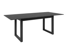 Esstisch >Alaska< in Schiefer dunkel - 160x75x90cm (BxHxT)
