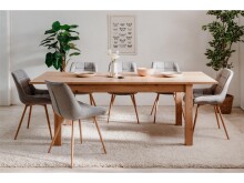 Esstisch >Batley< in Artisan Eiche - 160x75x90cm (BxHxT)