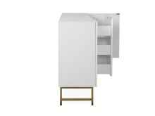 Sideboard >Elwood< in Weiß matt - 179x90x40.5cm (BxHxT)