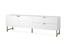 TV-Board >Elwood< in Weiß matt - 179x60,5x40.5cm (BxHxT)