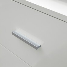 Beistellschrank in Weiß - 60x33x66cm (LxBxH)