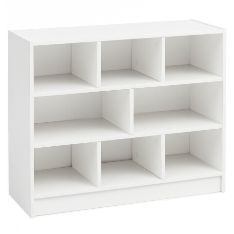 Bücherregal in Weiß - 80x30x69cm (LxBxH)