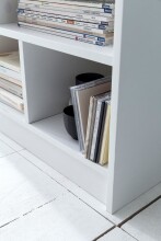 Bücherregal in Weiß - 80x30x69cm (LxBxH)