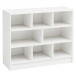 Bücherregal in Weiß - 80x30x69cm (LxBxH)