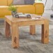 Couchtisch in Braun aus Akazie Massivholz - 60x60x40cm (LxBxH)