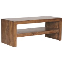 Couchtisch in Braun aus Sheesham Massivholz - 45x110x45cm...