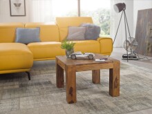 Couchtisch in Braun aus Sheesham Massivholz - 60x60x40cm (LxBxH)