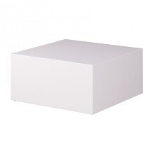 Couchtisch in Weiß aus MDF Holz - 60x60x30cm (LxBxH)