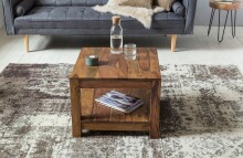 Couchtisch in Braun - 60x60x45 (LxBxH)