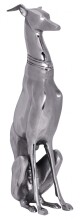 Dekofigur in Silber aus Aluminium - 18x25x70cm (LxBxH)