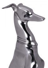 Dekofigur in Silber aus Aluminium - 18x25x70cm (LxBxH)