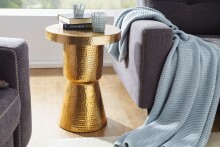 Beistelltisch in Gold aus Kompletter Anstelltisch: Aluminium - 59cm (H)