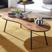 Couchtisch in Braun - 63x122x36 (LxBxH)