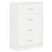 Sideboard in Weiß - 60x30x90cm (LxBxH)