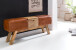 Sitzhocker in Braun - 120x29x53cm (LxBxH)