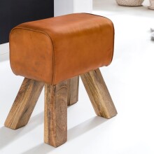 Sitzhocker in Braun - 40x30x47 (LxBxH)