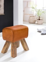 Sitzhocker in Braun - 40x30x47 (LxBxH)