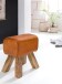 Sitzhocker in Braun - 40x30x47 (LxBxH)