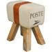 Sitzhocker in Braun - 40x30x47 (LxBxH)