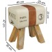 Sitzhocker in Braun - 40x30x47 (LxBxH)