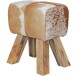 Sitzhocker in Bunt - 40x30x47 (LxBxH)