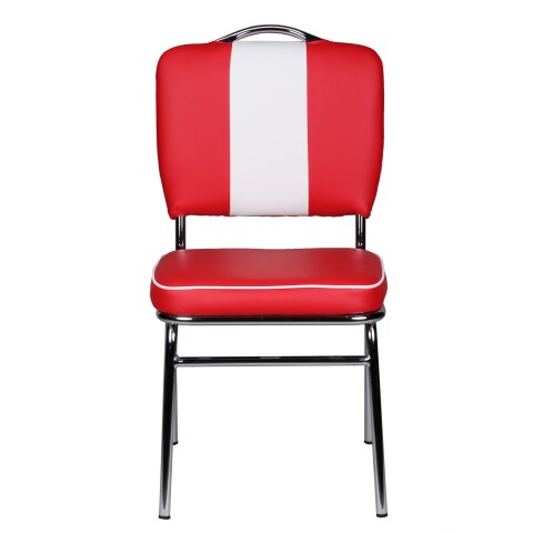 Esszimmerstuhl in Rot - 47x45x90cm (LxBxH)