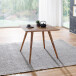 Esstisch in Braun aus Sheesham Massivholz - 80x80x76cm (LxBxH)