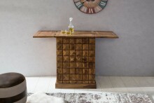 Barschrank in Braun - 64x50x91 (LxBxH)