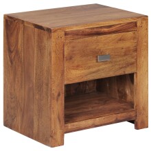 Nachttisch in Braun - 40x30x40 (LxBxH)
