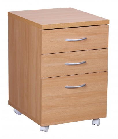 Rollcontainer in Braun - 40x45x60cm (LxBxH)