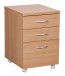 Rollcontainer in Braun - 40x45x60cm (LxBxH)