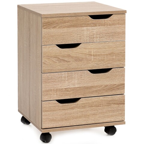 Rollcontainer in Braun - 40x40x60cm (LxBxH)