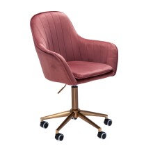 Schreibtischstuhl in Rosa - 54x52x105 (LxBxH)