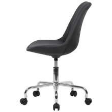 Schreibtischstuhl in Schwarz - 65x65x94 (LxBxH)
