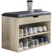 Schuhbank in Grau - 60x30x40cm (LxBxH)