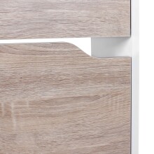 Schuhschrank in Weiß - 60x24x150cm (LxBxH)
