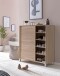 Schuhschrank in Braun - 100x38x108 (LxBxH)