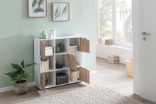 Sideboard in Weiß - 89x29x91cm (LxBxH)