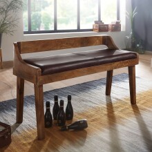 Sitzbank in Braun - 108x43x63 (LxBxH)
