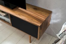 TV-Board in Schwarz - 140x35x45 (LxBxH)