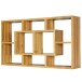 Wandregal in Braun - 85x16x48 (LxBxH)