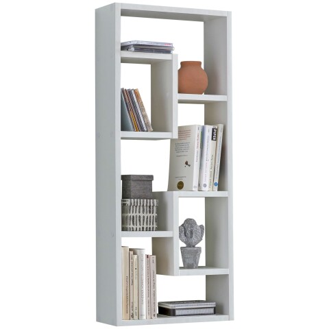 Wandregal in Weiß - 36x15x90cm (LxBxH)