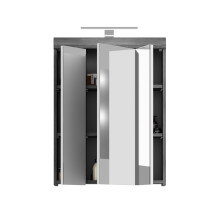 Spiegelschrank >Sandusky< in rauchsilber/spiegelglas - 60x79x18cm (BxHxT)