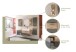 Hochschrank >Mason< in nox oak/basalt grau - 37x152x24cm (BxHxT)