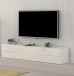 TV-Board >Mercogliano< in Weiß Hochglanz - 170x35.2x40cm (BxHxT)