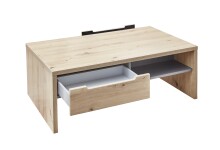Couchtisch >Meagan< in Artisan Eiche - 110x40x65cm (BxHxT)
