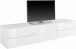 TV-Board >Mercogliano< in Weiß-Hochglanz - 170x47.7x40cm (BxHxT)