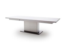 Esstisch >Amora< in Weiß matt aus Holzwerkstoff - 180x77x100cm (BxHxT)