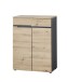 Schuhschrank >Meagan< in Artisan Eiche - 80x107x38cm (BxHxT)