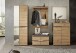 Garderobenpaneel >Meagan< in Artisan Eiche - 80x118x30cm (BxHxT)